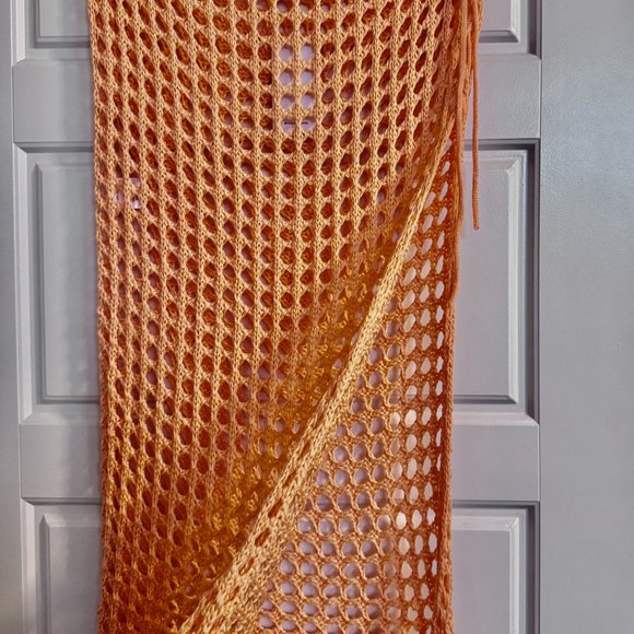 Lovers + Friends - Stellar Skirt | Knit/Crochet | Tangerine | Size XL | NWT/NEW - Picture 2 of 8